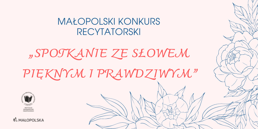 Małopolski Konkurs Recytatorski dla uczniów